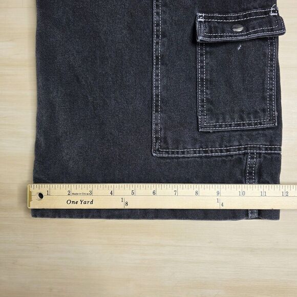 Urban Outfitters BDG Y2K Ankle Cargo Wide Leg Denim‎ Jeans Pants Size 26 - Picture 8 of 10